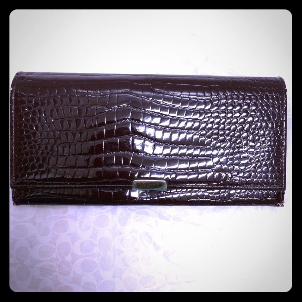 Koret Alligator Embossed Brown Wallet